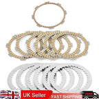 Clutch Kit Steel & Friction Plates for Honda CB Hornet CBR VTZ VT VTR 250 (1986–2010)