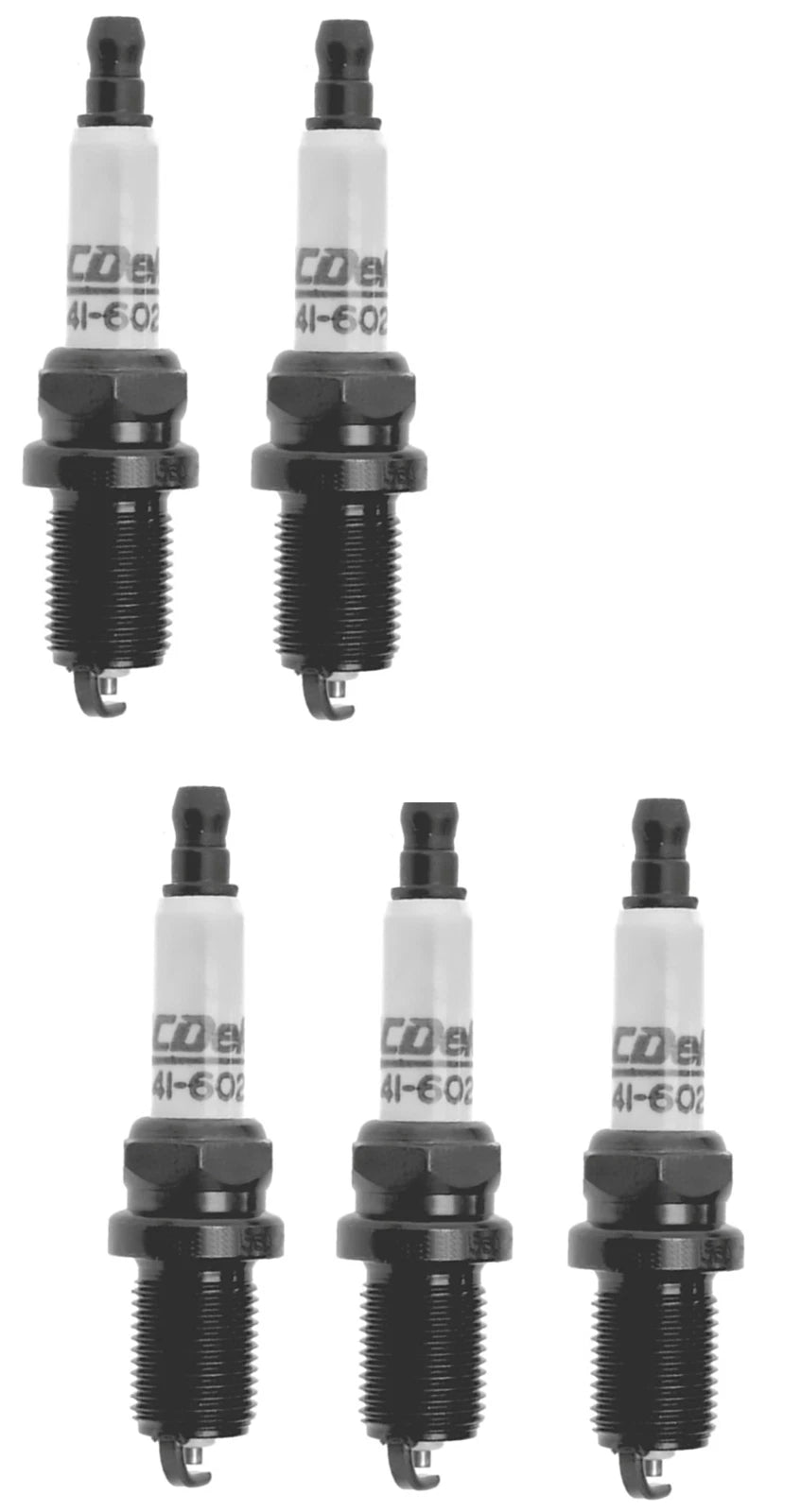 Set of 5 Spark Plugs for Audi 200 Quattro (1991–1994) S4 (1992–1994) S6 (1995–1997) 2.2L L5