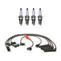 Denso 7mm Wire Set & 4 U-Groove Spark Plugs Kit for Dodge Mitsubishi L4