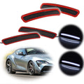 Set of 4 White LED Side Marker Lights for Toyota GR Supra (2020–2025)