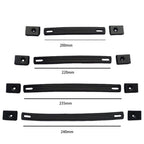 Black Vinyl Encased Steel Strap Handle for Tools and Gear