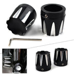 Front Axle Nut Covers for Harley Dyna Fatboy Electra Street Glide Road King