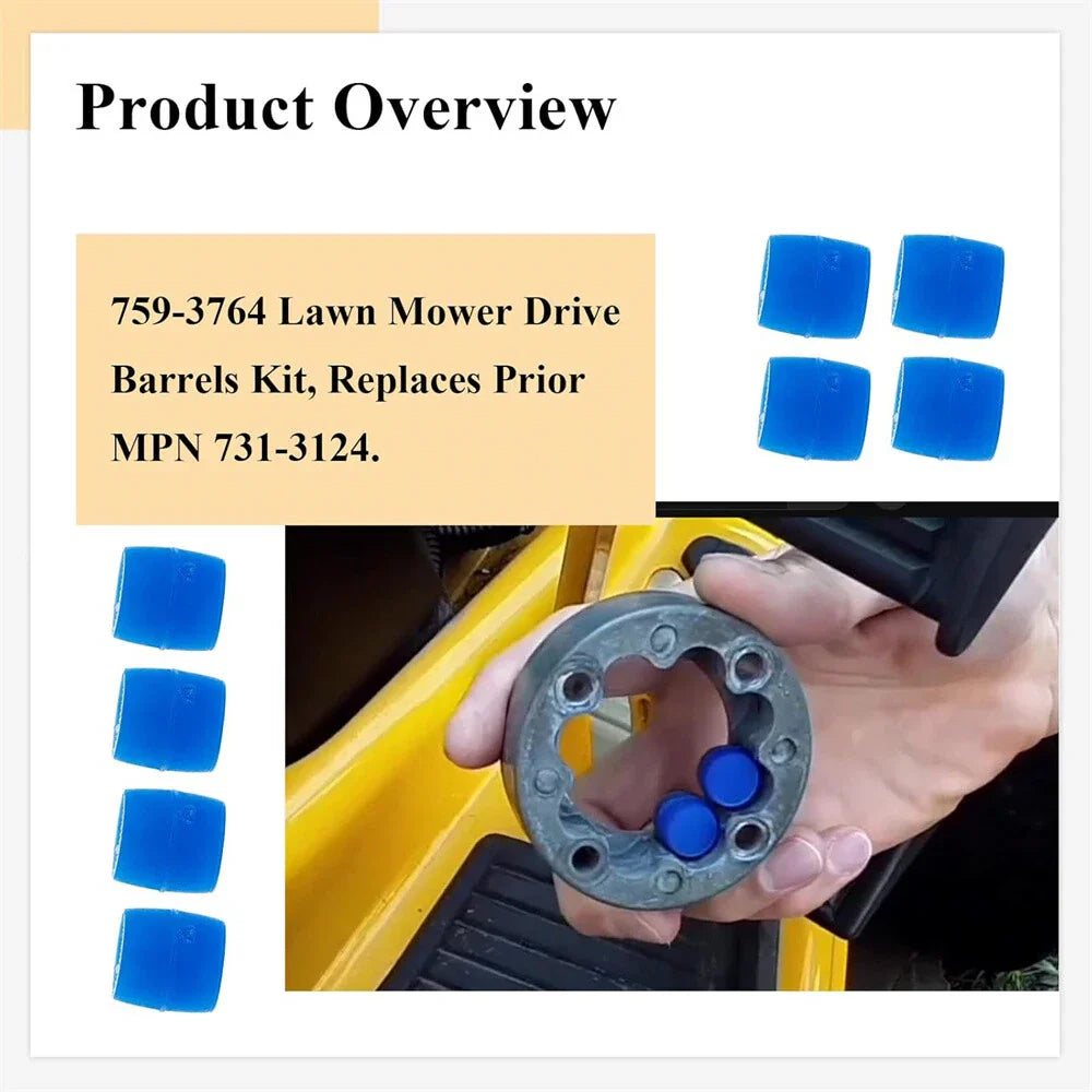 8pcs Drive Barrels for Lawn Mower (48-2135)