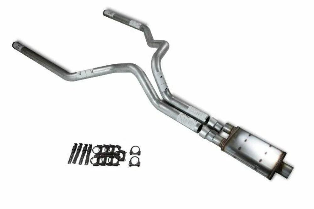 Dual Exhaust Kit for Chevy GMC 1500 Truck (2019–2025) 3"