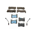 Set of 4 Genuine OEM Brake Pads with Sensors for Mercedes W204 C63 AMG (2008–2015)