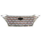 Front Grille Bumper Upper for Hyundai Tucson (2019–2021) Chrome Mesh