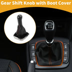 5 Speed Gear Shifter Knob with Cover for Volkswagen Polo (2014–2017)