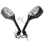LED Turn Signal Side View Mirrors for Suzuki GSXR600 GSXR750 (2006-2025)