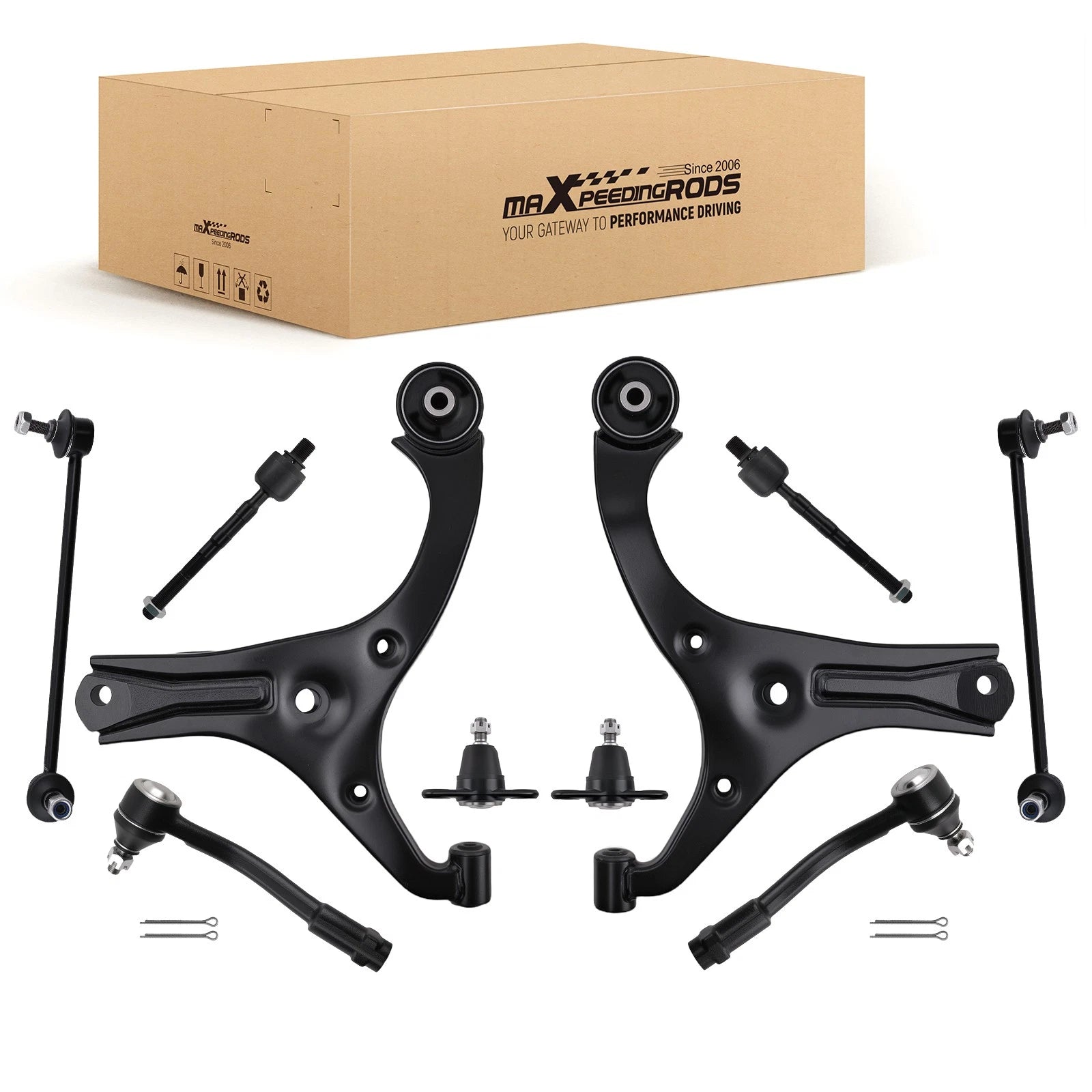 Set of 2 Front Lower Control Arms for Hyundai Accent (2006–2011)