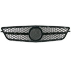 Front Grille for Mercedes Benz C63 C-Class W204 (2008–2013) Chrome Black