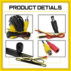 Backup Rear View Camera for - HD, Night Vision, Waterproof