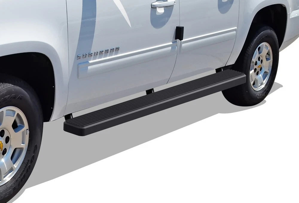 iBoard Running Boards for Chevy GMC Suburban (2000–2014) 6in Matte Black