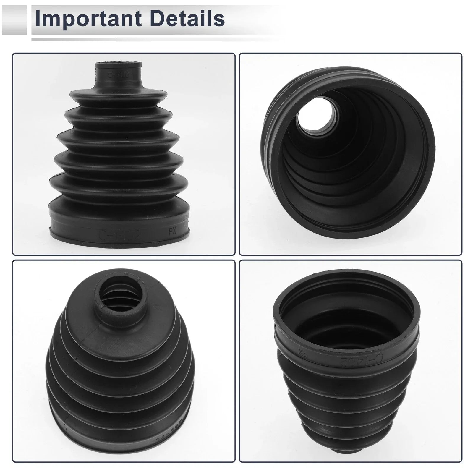 Outer CV Joint Boot Kit with Clamps for BMW X3 (2004 - 2010)