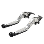 Silver Extendable Brake Clutch Levers for BMW F800GS/Adventure, F800R (08-18)