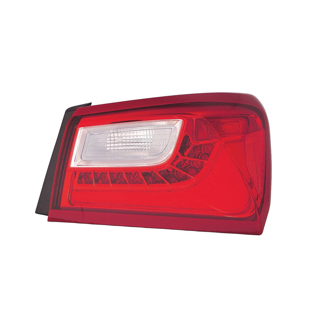 Replacement Passenger LED Outer Tail Light Assembly for 2016-2018 Chevy Malibu