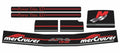 Complete Alpha One Gen Two Sticker Set for Mercruiser