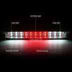 Dual Row LED Third Brake Light for Chevy Colorado (2004–2012) Chrome