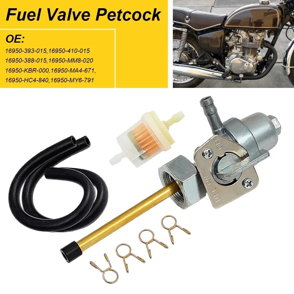 Fuel Petcock Valve for Honda ATC250ES ATC250SX ATC350X (1985–1987)