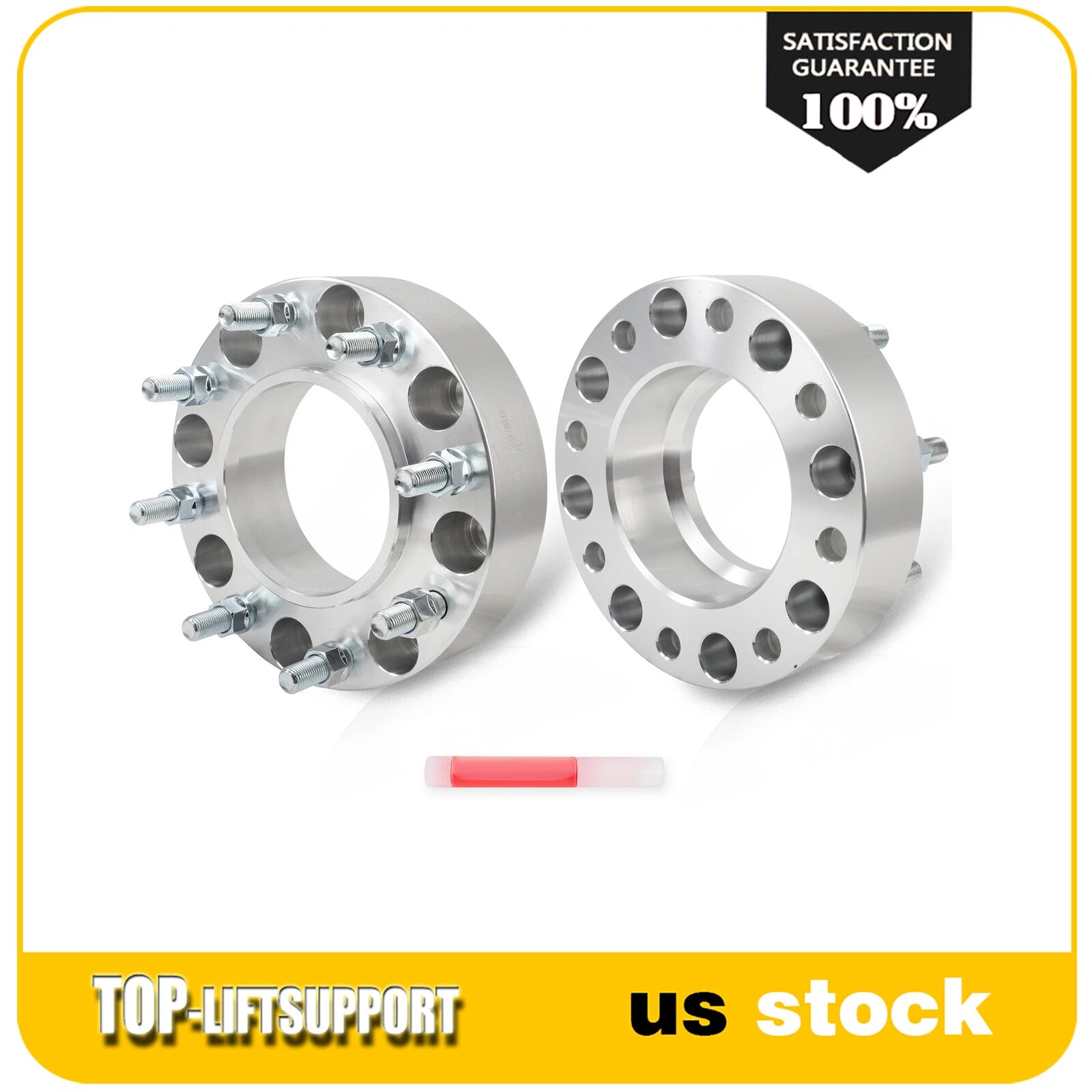 2X 2 Inch Wheel Spacers for GMC Sierra 3500 HD (8x180)