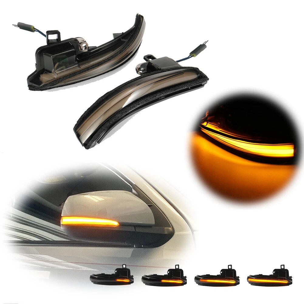 Smoked Sequential LED Side Mirror Signal Light for Toyota Alphard Vellfire (2016–2023)
