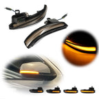 Smoked Sequential LED Side Mirror Signal Light for Toyota Alphard Vellfire (2016–2023)