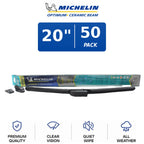 Set of 2 Michelin Optimum+ Ceramic Beam Wiper Blades 20" (50-Pack)