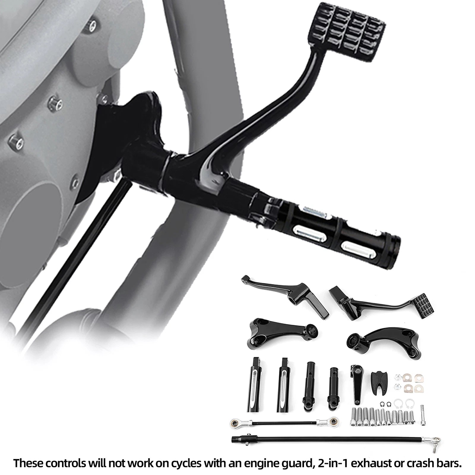 Forward Control Foot Pegs for Harley Sportster XL1200 XL883 (2014–2022)