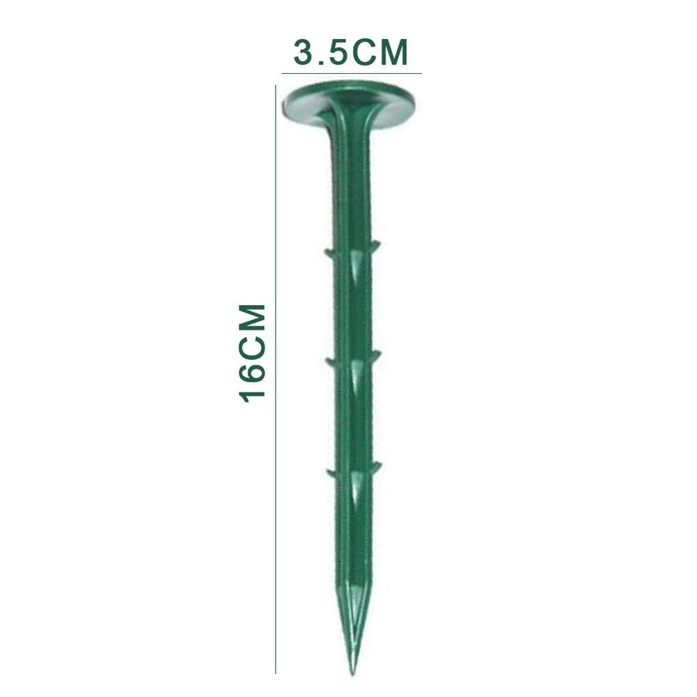 Set of 10 Plastic Garden Ground Cloth Pegs 16cm for Landscape Farming