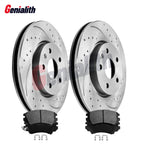 Front Disc Rotors + Ceramic Brake Pads for Chevy Camaro (2010–2015) & LaCrosse (2016)