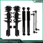 Front Struts w/ Spring & Rear Shocks Sway Bars Kit for Hyundai Elantra (2011–2016)