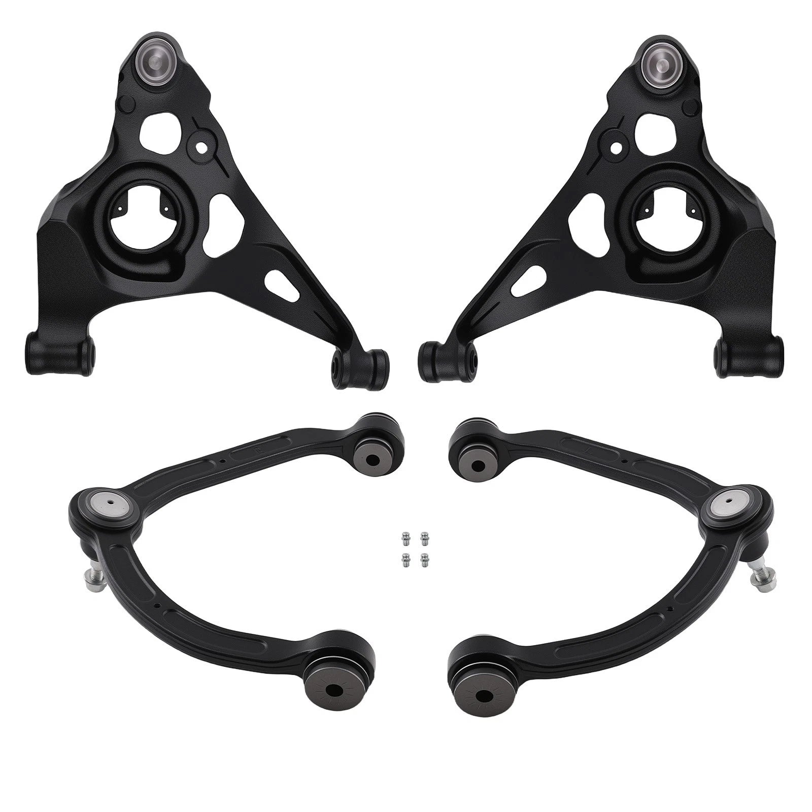 Front Lower & Upper Suspension Control Arm Kit for GMC Savana 3500 (2003–2013)