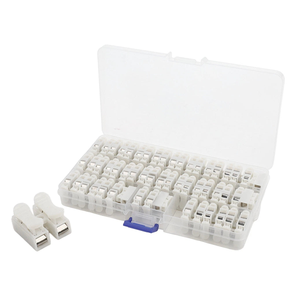 55PCS Quick Connect Electrical Wire Terminal Block Connector Set