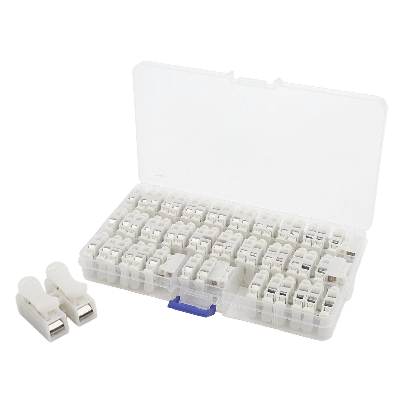 55PCS Quick Connect Electrical Wire Terminal Block Connector Set