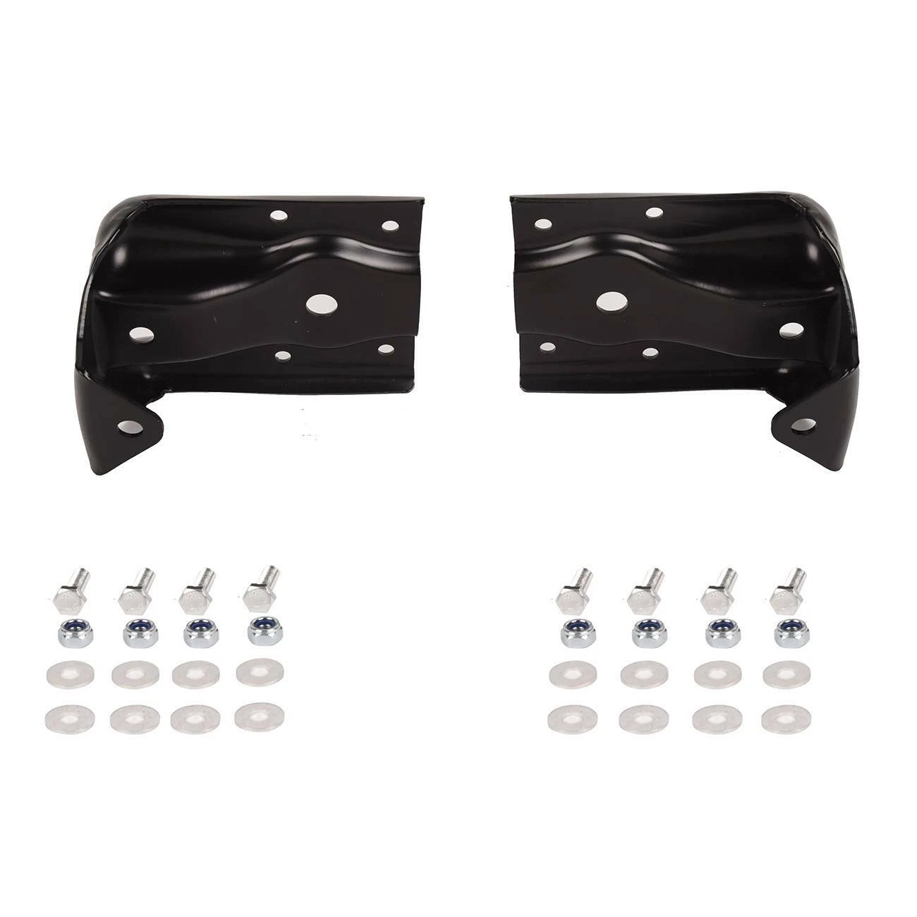 Pair Rear Leaf Spring Hanger Shackle Bracket Kit for Chevy Silverado GMC Sierra
