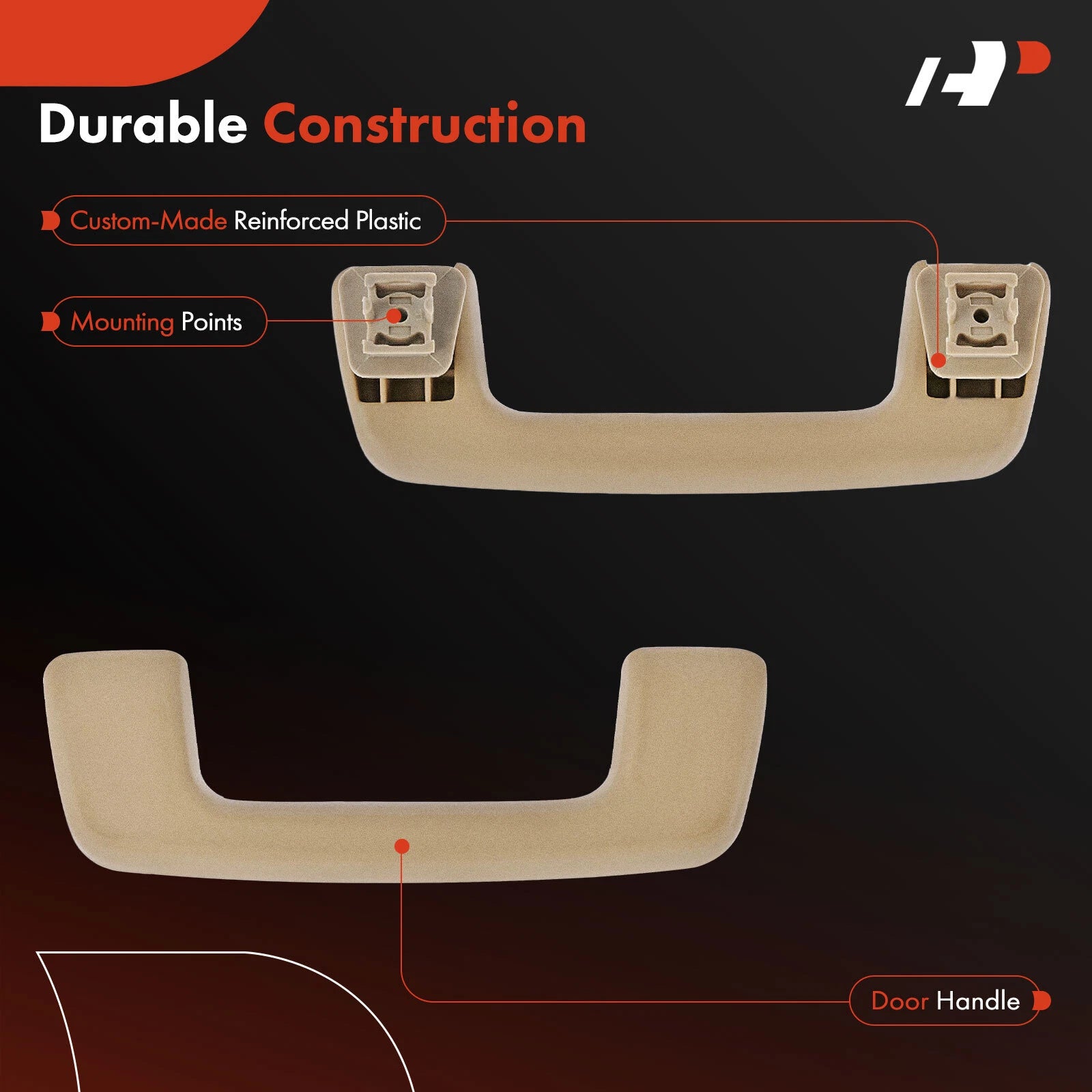 Front Left Plastic Interior Door Handle for Ford Fusion (2006-2009)