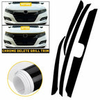 Front Grille Blackout Vinyl Trim for Honda Accord (2018–2020)