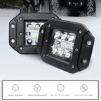 Flush-Mount LED-Work Light-Bar (12V–24V) LED Light Bar for OffRoad