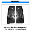 Pair Front Floor Pan Rust Repair for Camaro Firebird (1967–1969) Steel