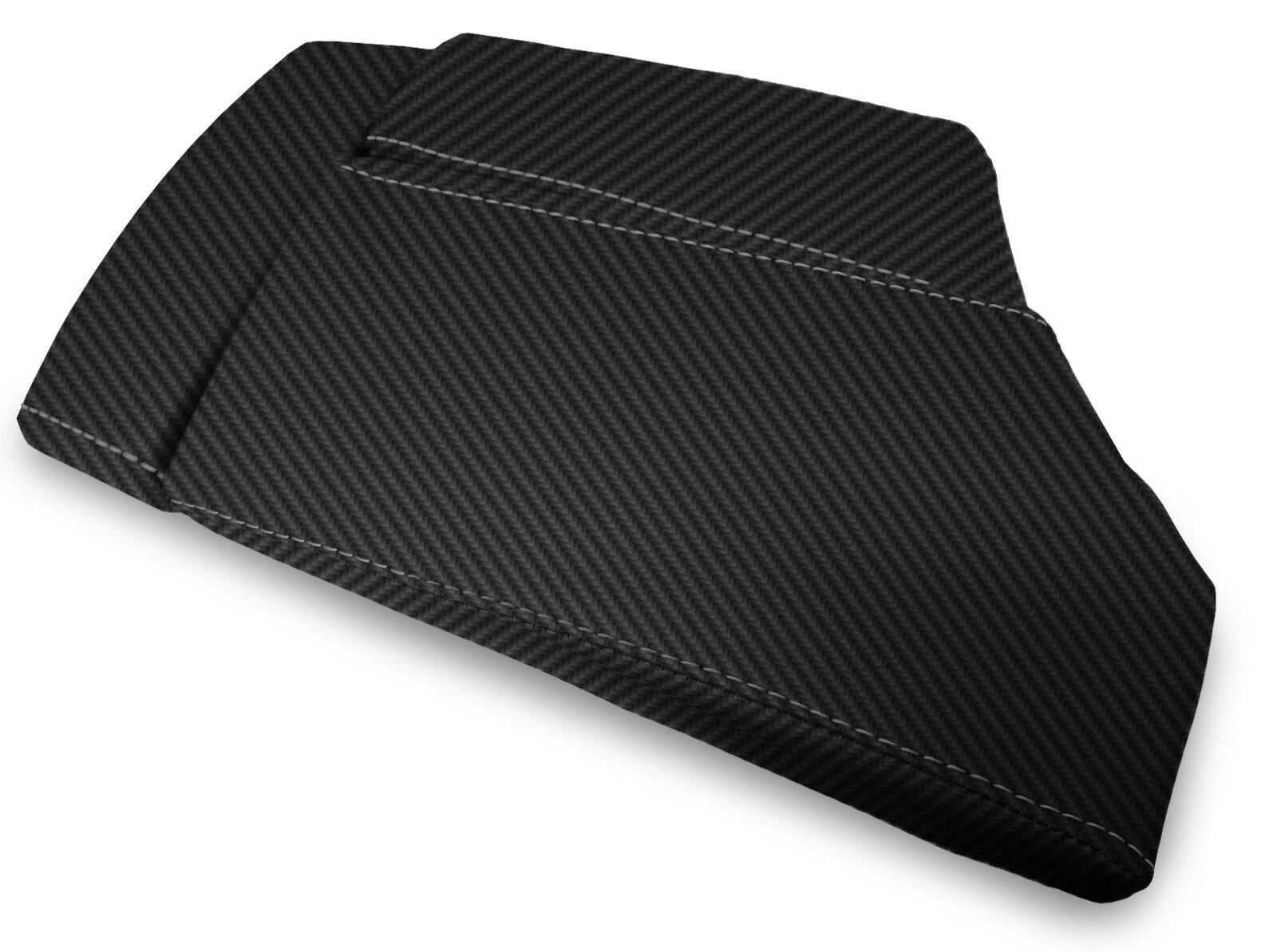 Carbon Fiber Console Lid Armrest Cover for BMW E60 (2003–2010)