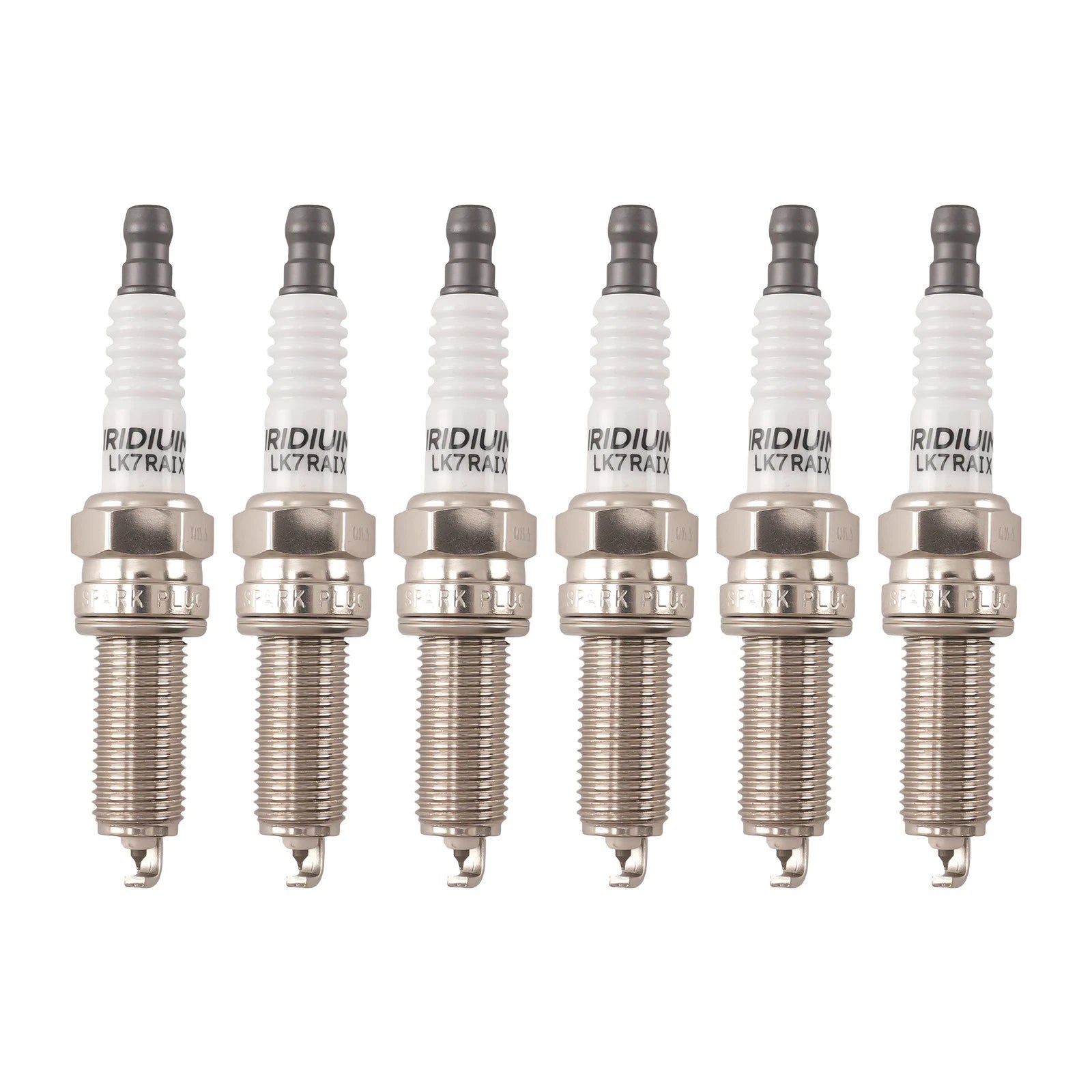 Set of 6 Iridium Spark Plugs for Mercedes-Benz C216 S350 (2006) LKR7AIX