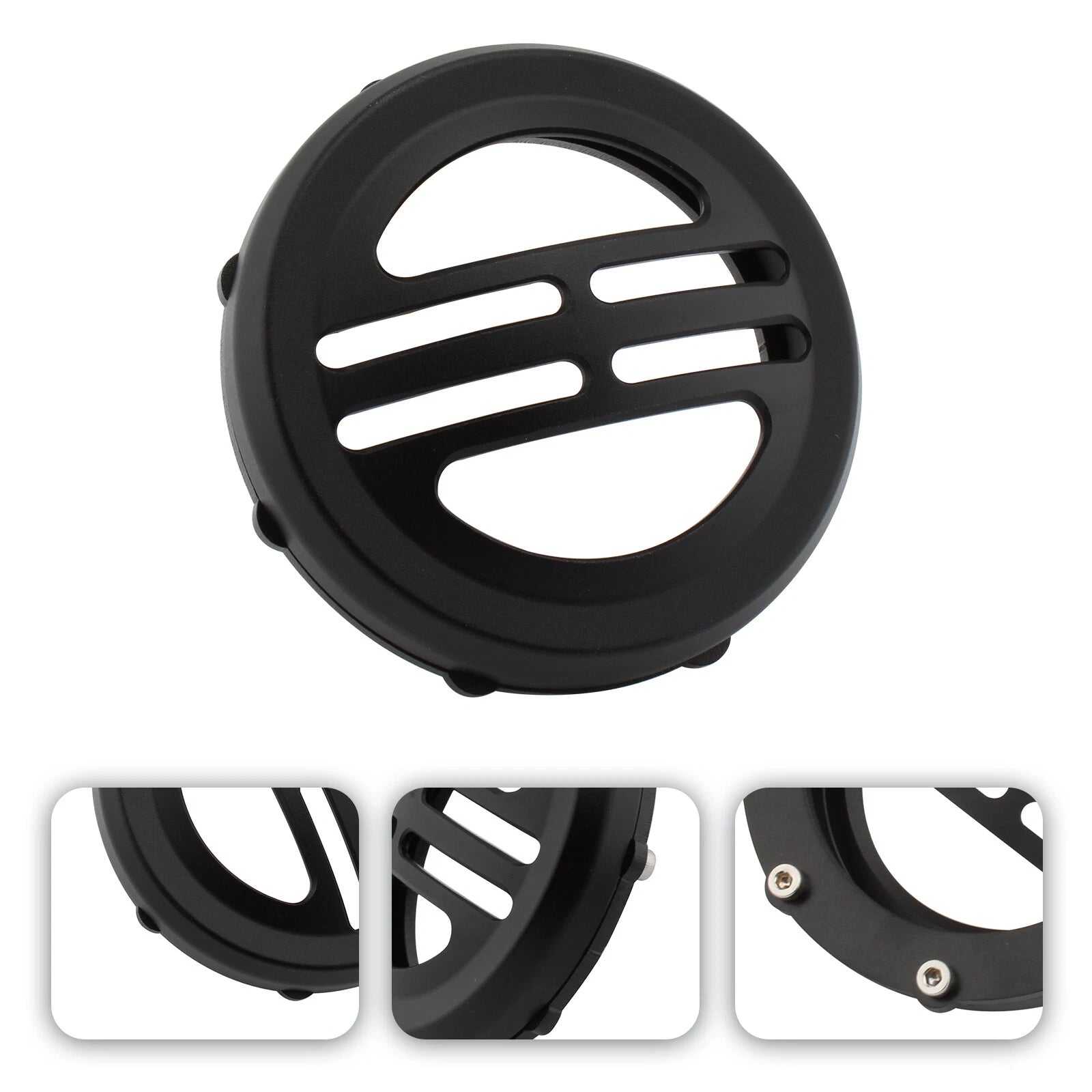 Horn Cover for Triumph Bobber T120 T100 Street Twin (Universal, Black)