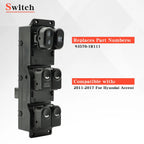Driver Side Master Power Window Switch 93570-1R111 for Hyundai Accent (2011–2017)