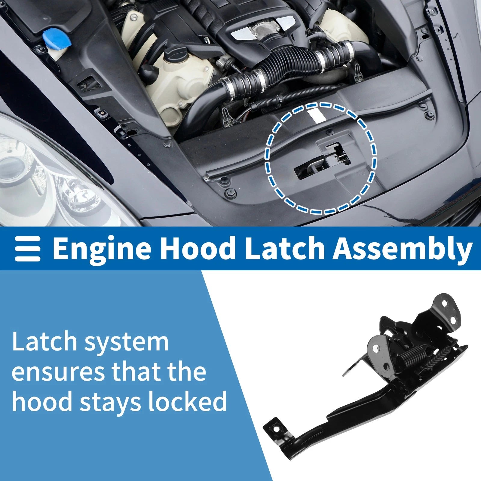 Hood Latch Assembly for Hyundai Elantra (2004–2006) No. 811302D500