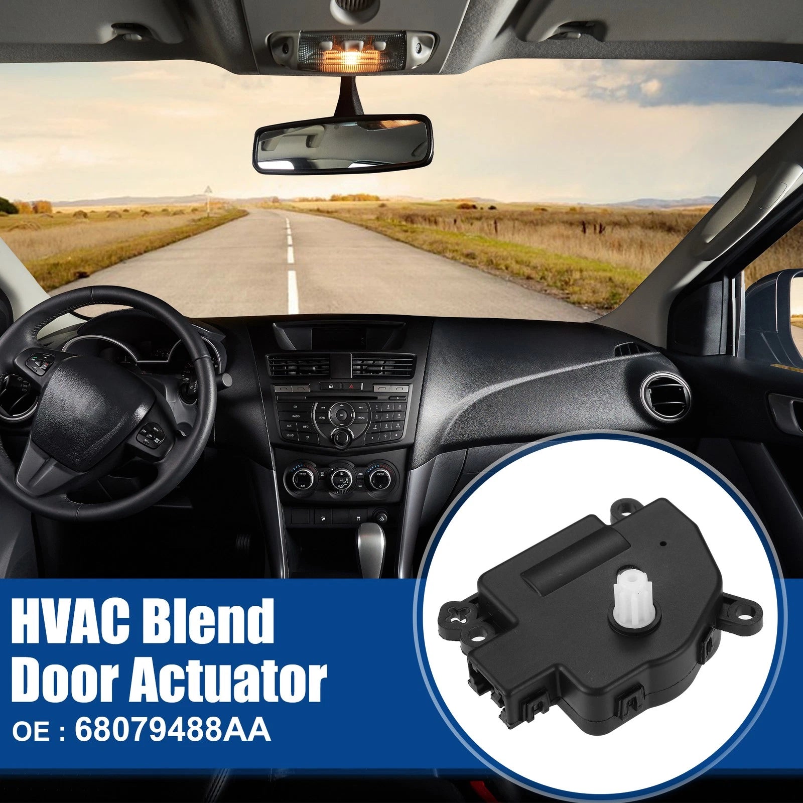 2pcs HVAC Blend Door Actuator for Dodge Durango (2011–2013) No. 68079488AA