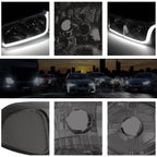 Headlight with LED DRL for GMC Sierra/Yukon Denali (2001–2007)