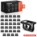 30Pcs Metal Grille Bumper Cover Fastener Clips for Chevy 