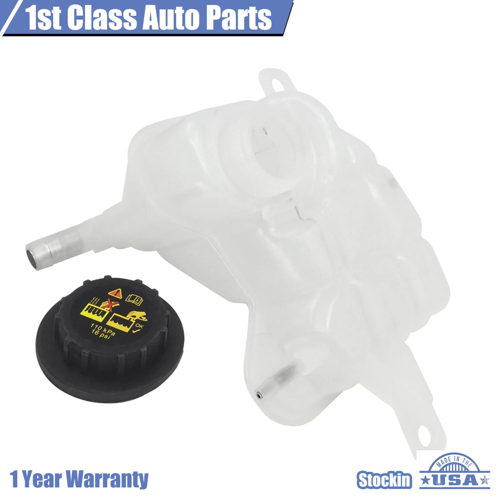 Radiator Coolant Overflow Reservoir Tank w/Cap for Ford Lincoln Mercury