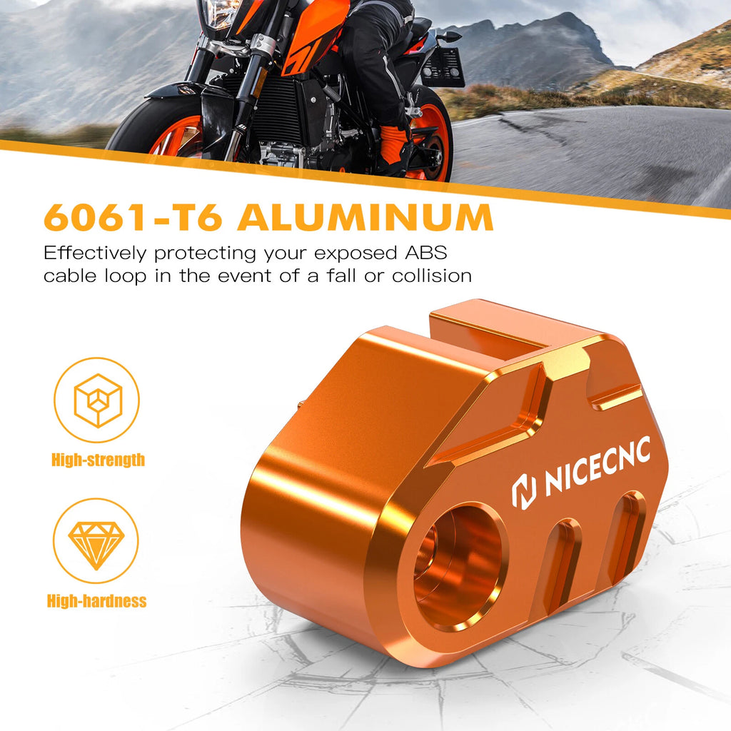 Aluminum Rear ABS Cable Guard Bracket for KTM 690 SMC R, 690 Enduro R (2012–2023)