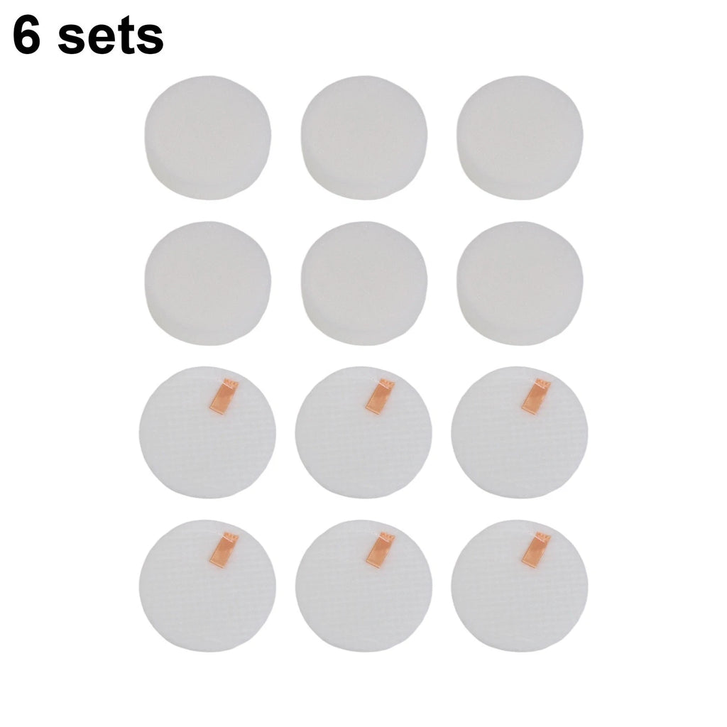 Set of 6 Foam Felt Pre Motor Filter Kit for LVAC300