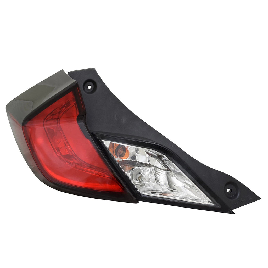 Replacement Driver Side Outer Tail Light Assembly for 2016-2020 Honda Civic